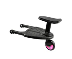 Stroller Step Board Toddler Buggy Wheel Board Skateboard for Prams Joggers Pink
