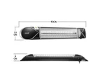 Maxkon 2500W Carbon Fibre Infrared Heater Instant Heat Electric Patio Outdoor Strip Heater