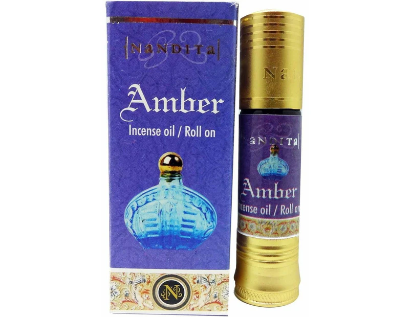 Nandita Amber Perfume Oil - Unique Fragrance Body Oil