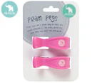 All4Ella Pram Pegs 2-Pack - Pink