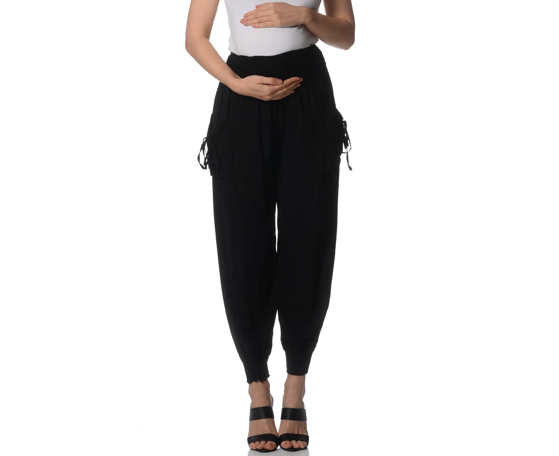 Maternity Harem Pants - Black