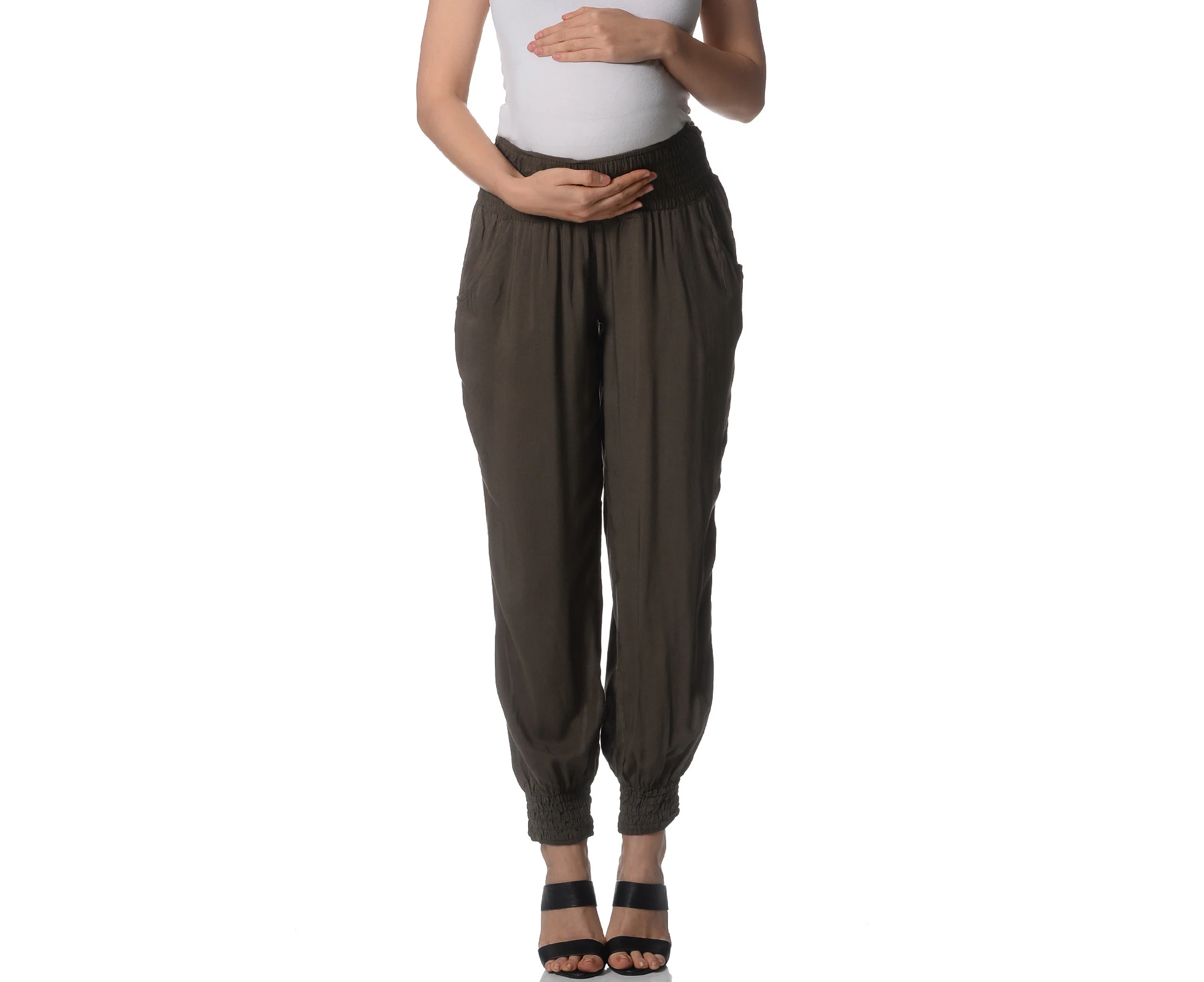 Maternity Harem Pant - Khaki