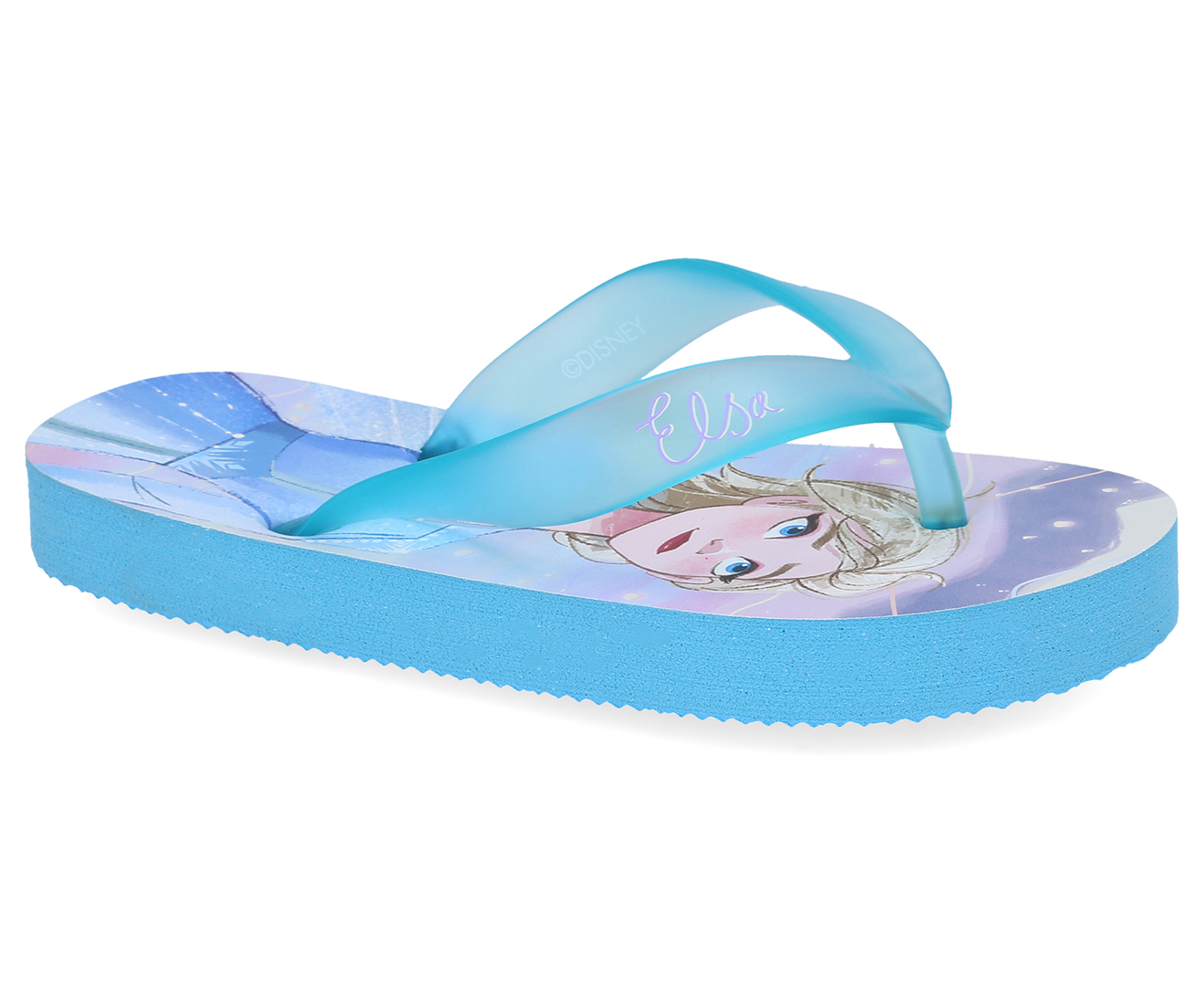 Frozen 2 Girls' Elsa Thongs - Blue | Catch.com.au