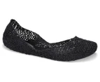 Melissa Women's Capana Pepel Flat Shoes - Black Glitter