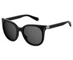 Polaroid Women's PLD4062/S/X Round Polarised Sunglasses - Black/Grey