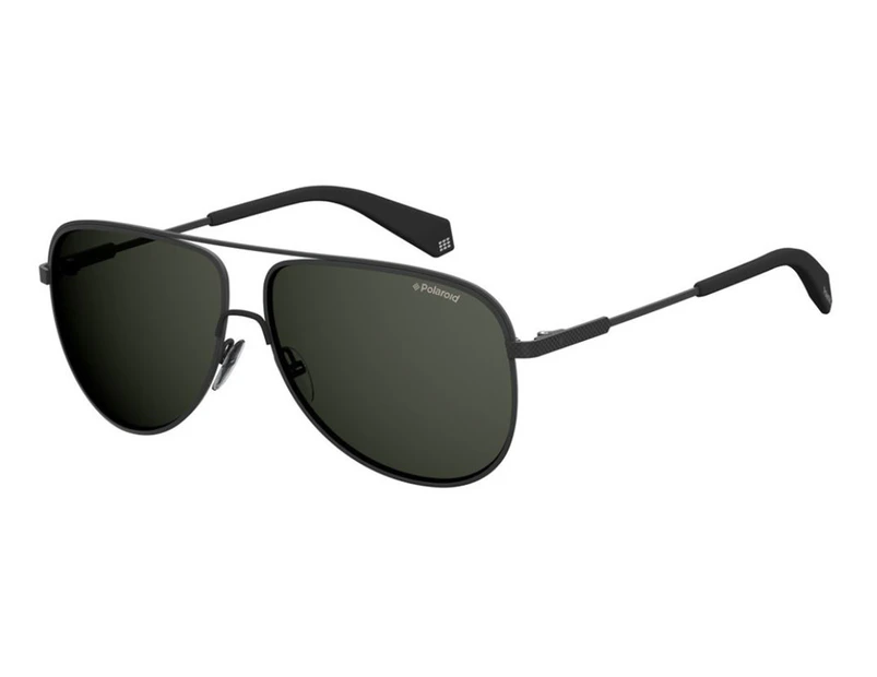 Polaroid Men's PLD2054/S Aviator Polarised Sunglasses - Dark Ruthenium/Grey