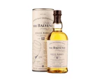 Balvenie 12YO First Fill Single Barrel S/Malt Whiskey (Special Cask No 4567) 700mL @ 47.8% abv