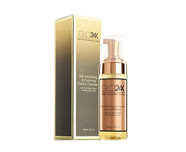 GLO24K - 24k Exfoliating & Foaming Facial Cleanser 150ml