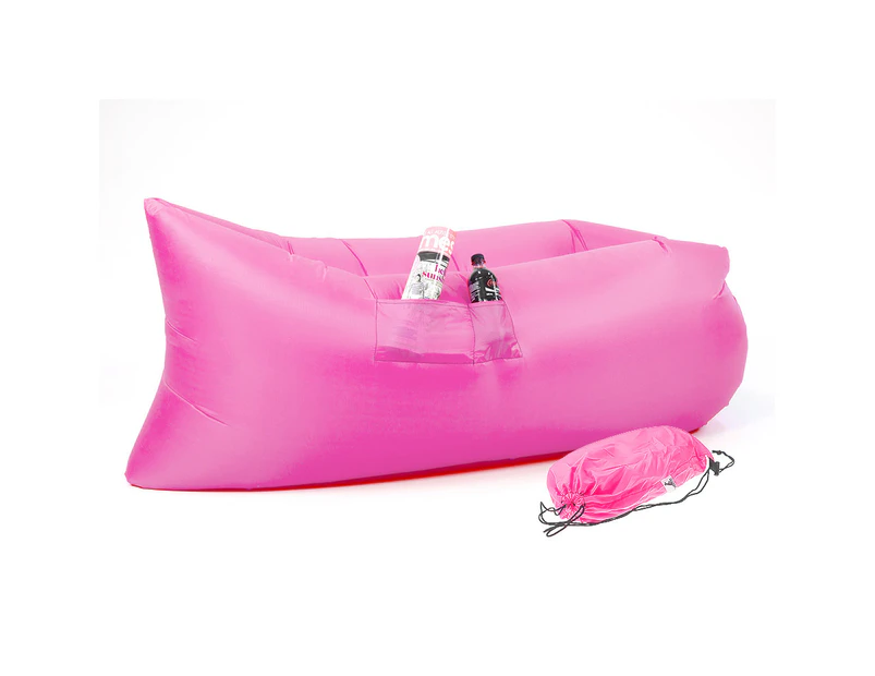 Wallaroo Inflatable Air Bed Lounge Sofa - Pink