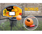 Kahuna Trampoline 8 ft with Basketball set - Orange