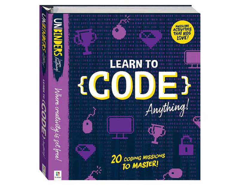 Unbinders: Learn to Code Anything! Hardcover Book