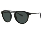 Polaroid Men's PLD 2061/S Round Polarised Sunglasses - Black/Green