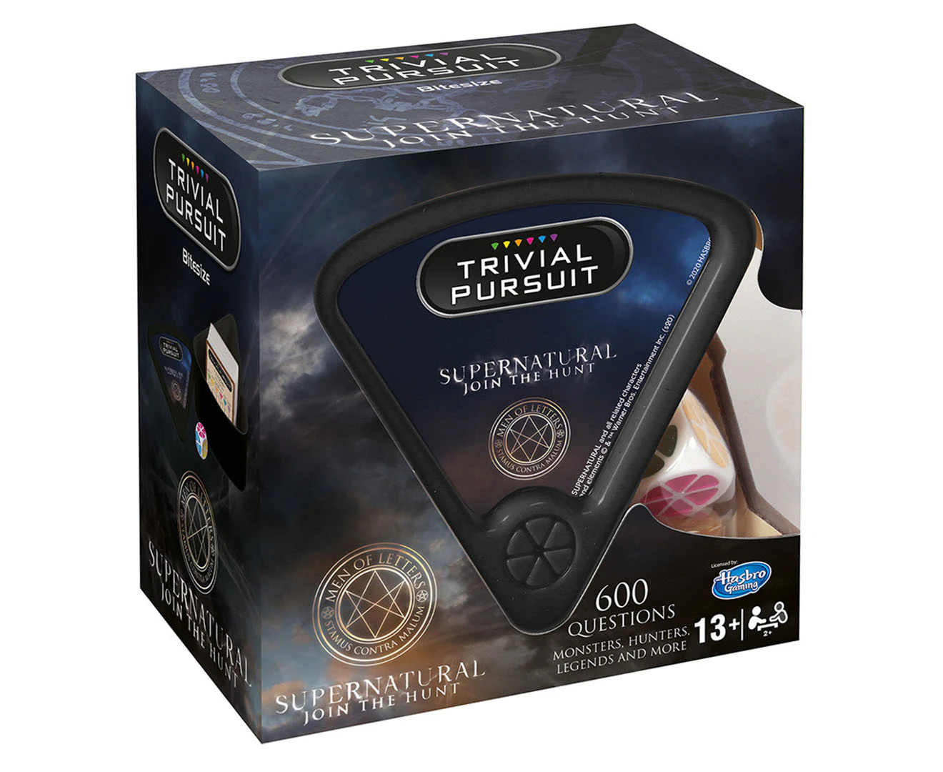 Trivial Pursuit Supernatural Edition Bitesize Portable On The Go Quiz Game 12+