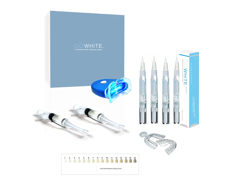 1 Gowhite Professional Accelerated Kit + 4 X Gowhite Pro+ Revolutionary Teeth Whitening Pens