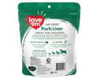 Love 'Em Air Dried Dog Training Treats Pork Liver 200g