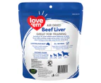 Love 'Em Air Dried Dog Training Treats Beef Liver 200g