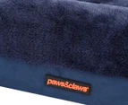 Paws & Claws 65x50cm Winston Orthopedic Foam Walled Pet Bed - Navy