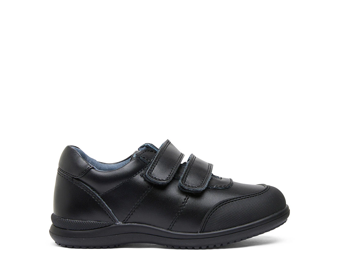 Grosby Boys/Girls Wiley School Shoes - Black