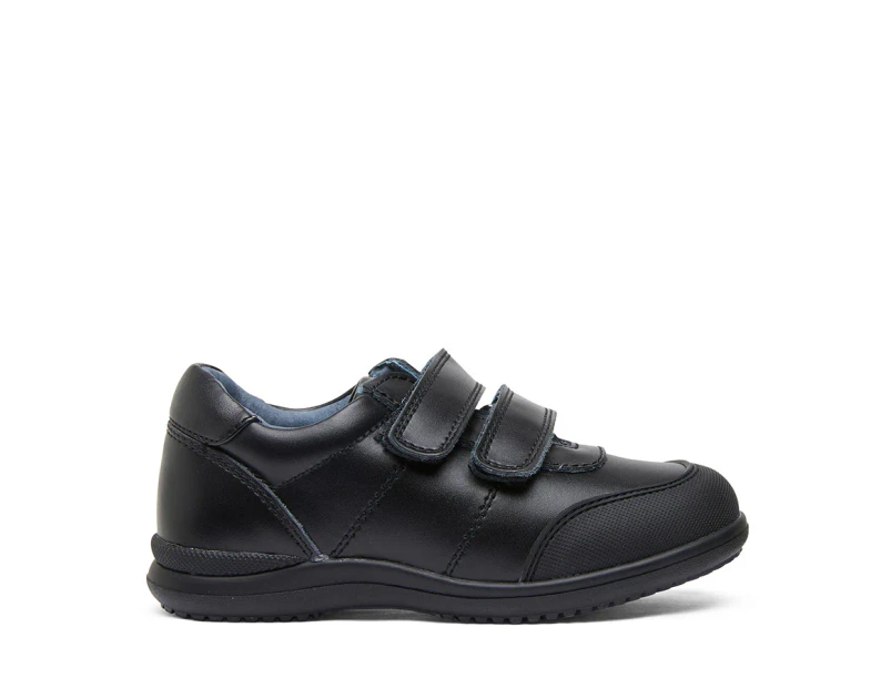 Grosby Boys/Girls Wiley School Shoes - Black