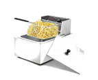 10L Bench Top Commercial Electric Deep Fryer Single Stainless Steel AU 2500W