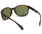 adidas Sport Sunglasses SP0011 - Matte Dark Brown w/ Green