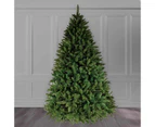10ft Christmas Xmas Tree Green Bavarian Premium Pine Hinged 4866 Tips