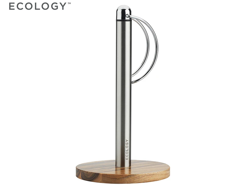 Ecology Provisions Acacia Paper Towel Holder