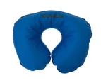 SNOWGUM Neck Travel Pillow blue Camp Inflatable Soft Comfortable Lightweight - Blue