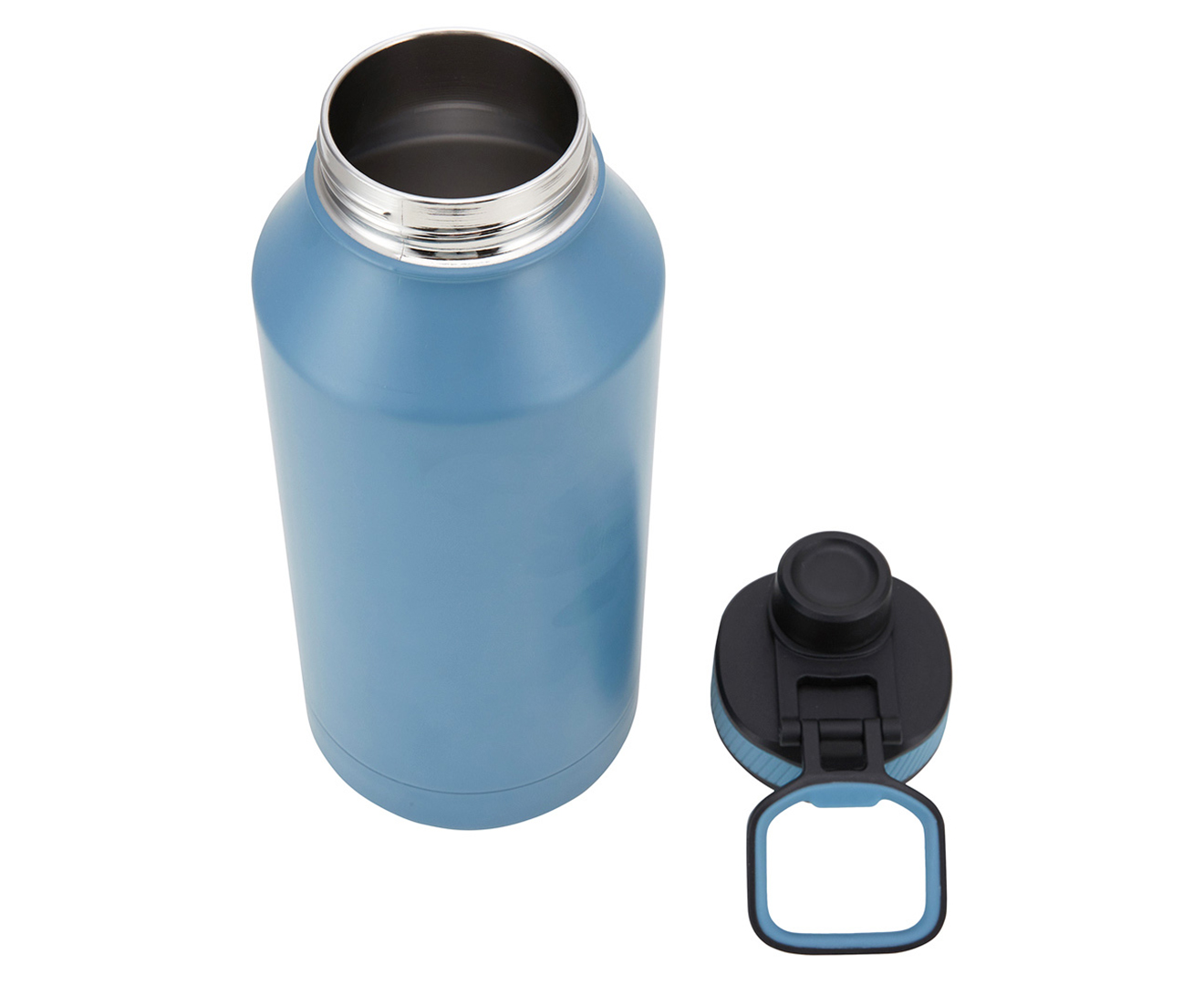 Anko by Kmart 1.5L Double Wall Insulated Drink Bottle Blue