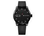 Tommy Hilfiger Black Silicone Men's Watch - 1791382