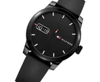 Tommy Hilfiger Black Silicone Men's Watch - 1791382