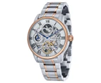 Earnshaw Men's 44mm Longitude Dual Time Automatic Stainless Steel Watch - Two Tone