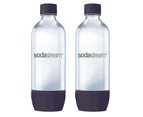 4x SodaStream Carbonating 1L Bottle for Drink Maker Source Metal/Play/Spirit