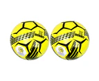 2PK Summit ADV2 Size 4 Trainer Soccer Ball/Football Yellow Sport Indoor/Outdoor