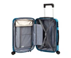 Paklite Twilite Cabin Luggage/Suitcase RFID Blocking Travel Case 56cm Blue