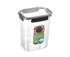 2x Lemon & Lime 3.7L Crystal Fresh 25cm Plastic Food Container Pantry Storage BK