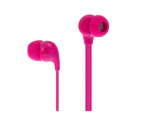 Moki 45 Comfort Buds In-Ear Earphones 3.5mm Jack for FM Radio/iPad/Laptop Pink
