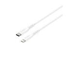 2x Blupeak 1.2m USB-C to Lightning MFI-Certified Charging Cable for iPhone White