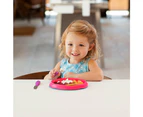 3pc Boon Baby/Toddler/Kids 9m+ Edgeless Nonskid Food/Dish Plate Pink/Purple/Blue