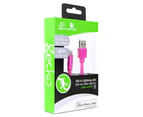 Gecko 1.2m Glow In The Dark Lightning USB Data Cable For iPod/iPhone/iPad Pink