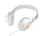 House of Marley EM-JH121-SV Positive Vibration Headphones/Headband w/ Mic Silver
