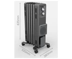 Dimplex 1500W Oil Free Portable Column Heater/Heating w/Turbo Fan/Thermostat BLK