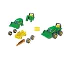 John Deere Build-a-Buddy Scoop Tractor Toy w/ Cow & Wagon - Green 3