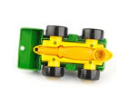 John Deere Build-a-Buddy Scoop Tractor Toy w/ Cow & Wagon - Green