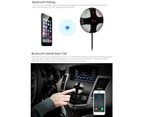 Car Bluetooth FM Transmitter/Charger/Mic Hands-Free Call/Music for iPhone/Galaxy