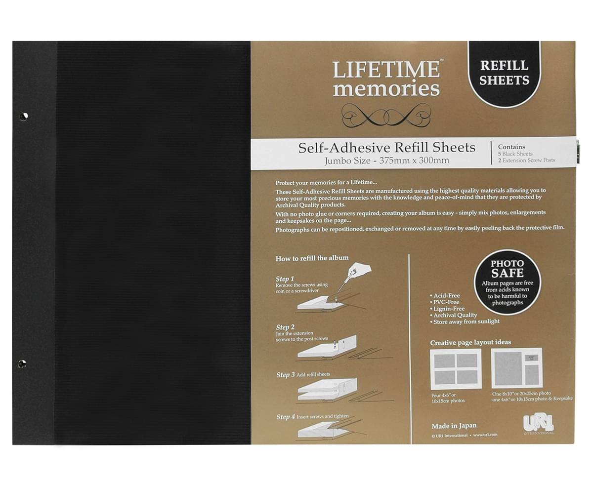 Hallmark Large Self-Adhesive Refill Pages Photo Albums 