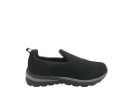 Bolt Roy Mens Casual Shoe Slip on Memory Foam Insole Lightweight - Black