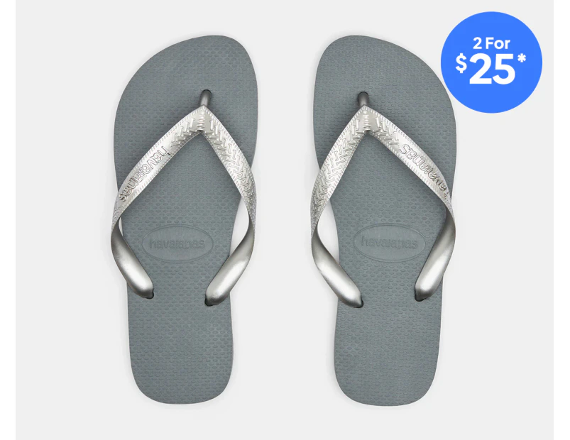 Havaianas Unisex Top Thongs - Steel Grey