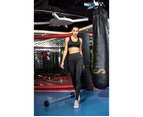 Adore 3 Packs Women Yoga Pants High Waist Fitness Running Leggings Sport Quick Dry Workout Leggins With Pocket 2060-Black&Grey&Navy