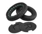 Black Replacement Ear Pads Cushions for Bose QuietComfort 35 QC35 I II Headphone